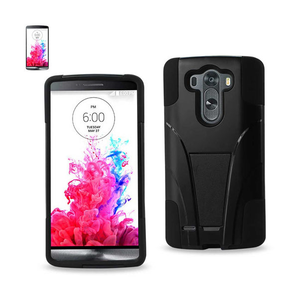 LG G3 Mini Hybrid Heavy Duty Case With Kickstand