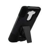  LG G3 Mini Hybrid Heavy Duty Case With Kickstand In Black