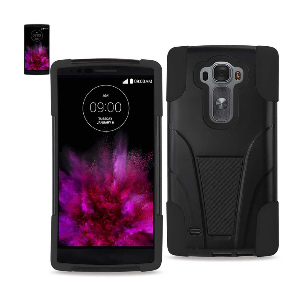 LG G Flex 2 Hybrid Heavy Duty Case With Kickstand