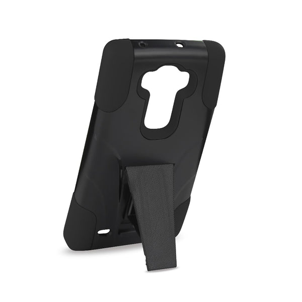 LG G Flex 2 Hybrid Heavy Duty Case With Kickstand