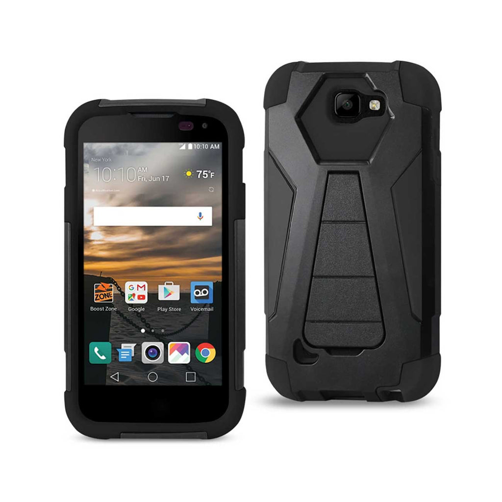 LG K3 Hybrid Heavy Duty Case With Kickstand