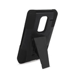  LG Ls675 Hybrid Heavy Duty Case With Kickstand In Black