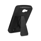  LG Spree Hybrid Heavy Duty Case With Kickstand In Black