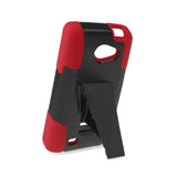  LG Lancet Hybrid Heavy Duty Case With Kickstand In Red Black