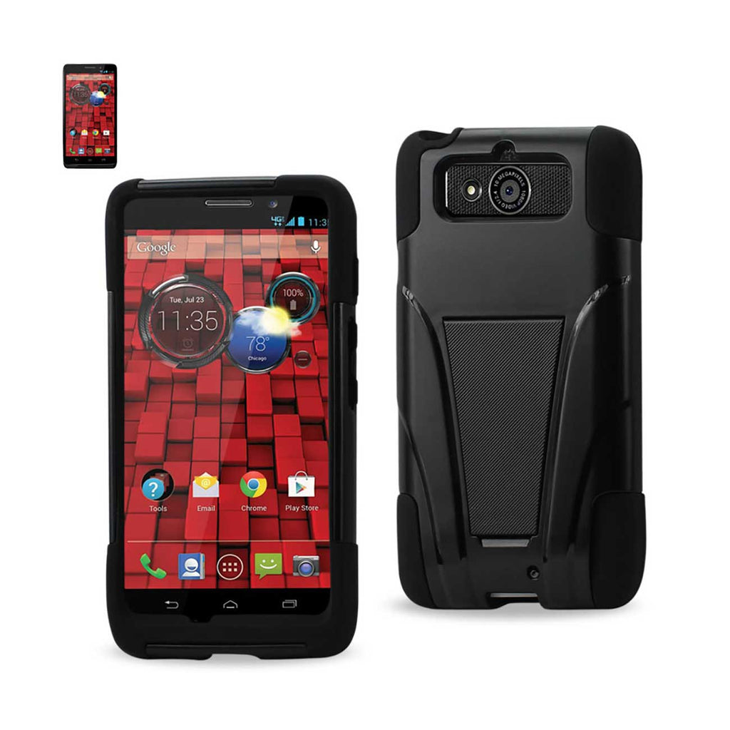 Motorola Droid Mini Hybrid Heavy Duty Case With Kickstand