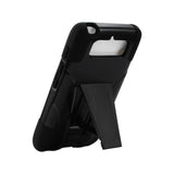  Motorola Droid Mini Hybrid Heavy Duty Case With Kickstand In Black