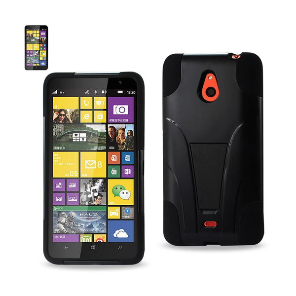 Nokia Lumia 1320 Hybrid Heavy Duty Case With Kickstand