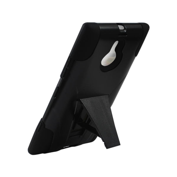 Nokia Lumia 1520 Hybrid Heavy Duty Case With Kickstand