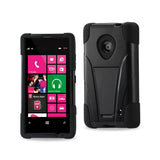 Nokia Lumia 521 Hybrid Heavy Duty Case With Kickstand