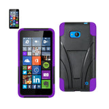 Nokia Lumia 640 Hybrid Heavy Duty Case With Kickstand