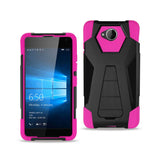 Microsoft Lumia 650 Hybrid Heavy Duty Case With Kickstand