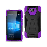 Microsoft Lumia 650 Hybrid Heavy Duty Case With Kickstand