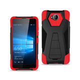 Microsoft Lumia 650 Hybrid Heavy Duty Case With Kickstand