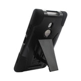  Nokia Lumia 925 Hybrid Heavy Duty Case With Kickstand In Black