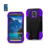 Samsung Galaxy S5 Active Hybrid Heavy Duty Case With Kickstand