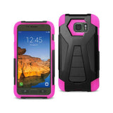 Samsung Galaxy S7 Active Hybrid Heavy Duty Case With Kickstand