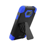  Samsung Galaxy S7 Active Hybrid Heavy Duty Case With Kickstand In Navy Black