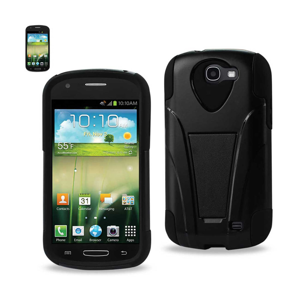 Samsung Galaxy Express Hybrid Heavy Duty Case With Kickstand