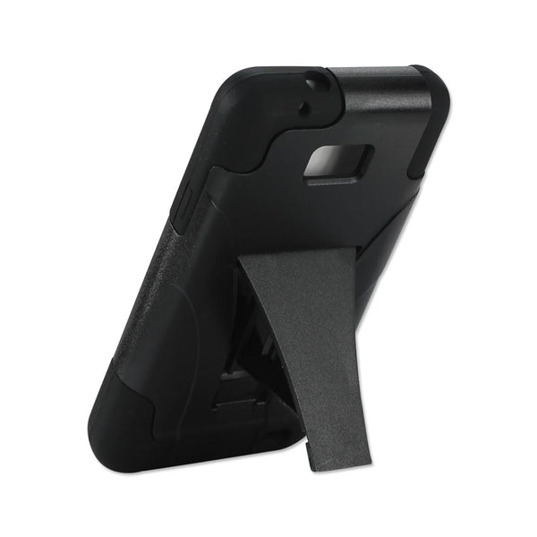 Samsung Galaxy S2 Hybrid Heavy Duty Case With Kickstand