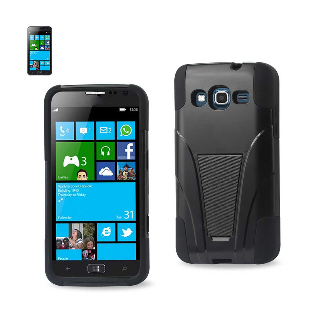 Samsung Ativ S Neo Hybrid Heavy Duty Case With Kickstand