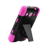  Samsung Ativ S Neo Hybrid Heavy Duty Case With Kickstand In Hot Pink Black