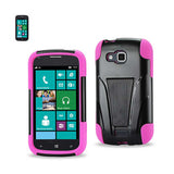  Samsung Ativ Odyssey Hybrid Heavy Duty Case With Kickstand In Black Hot Pink