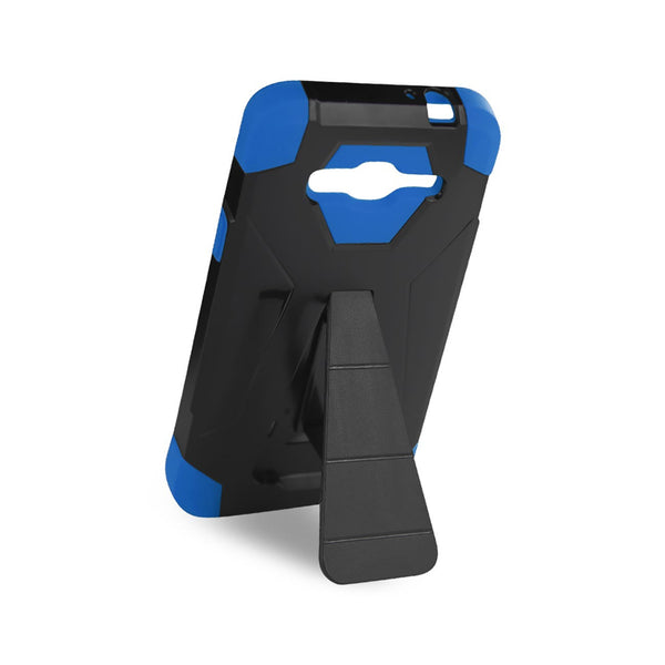 Samsung Galaxy J3 Hybrid Heavy Duty Case With Kickstand