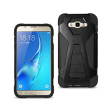 Samsung Galaxy J7 (2016) Hybrid Heavy Duty Case With Kickstand