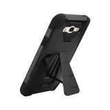  Samsung Galaxy J7 (2016) Hybrid Heavy Duty Case With Kickstand In Black