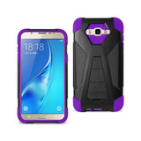 Samsung Galaxy J7 (2016) Hybrid Heavy Duty Case With Kickstand