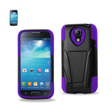 Samsung Galaxy S4 Mini Hybrid Heavy Duty Case With Kickstand