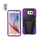 Samsung Galaxy S6 Hybrid Heavy Duty Case With Kickstand