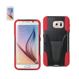 Samsung Galaxy S6 Hybrid Heavy Duty Case With Kickstand