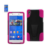 Sony Xperia Z3V Hybrid Heavy Duty Case With Kickstand