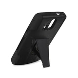  ZTE Axon Pro Hybrid Heavy Duty Case With Kickstand In Black