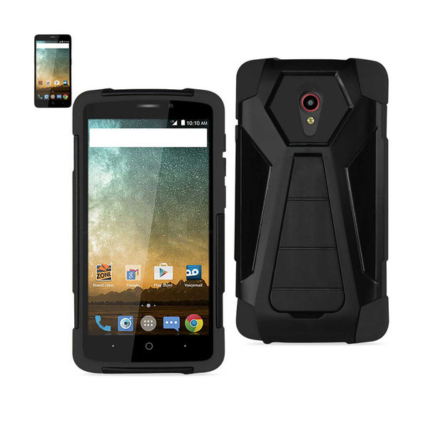 ZTE N817 Hybrid Heavy Duty Case With Kickstand