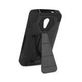  ZTE N817 Hybrid Heavy Duty Case With Kickstand In Black