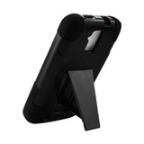  ZTE Force Hybrid Heavy Duty Case With Kickstand In Black