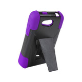  ZTE Speed Hybrid Heavy Duty Case With Kickstand In Purple Black