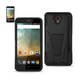 ZTE Prestige Hybrid Heavy Duty Case With Kickstand