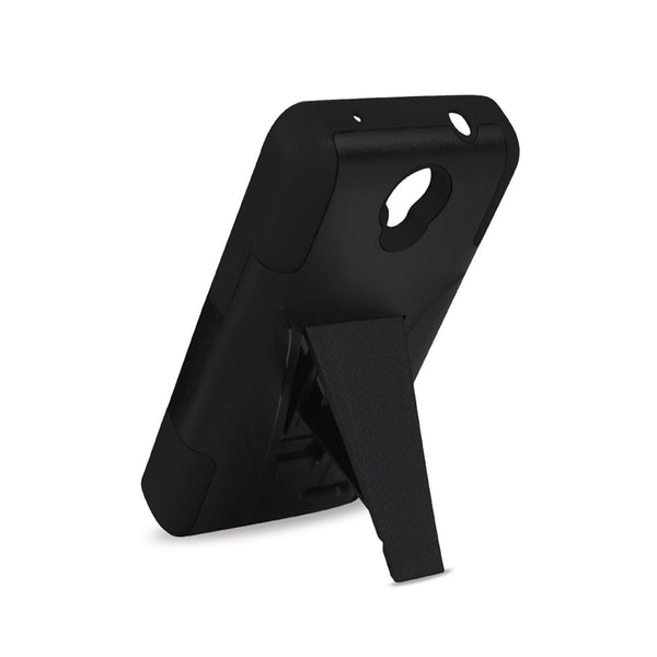 ZTE Prestige Hybrid Heavy Duty Case With Kickstand