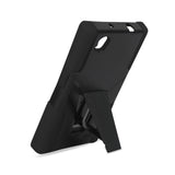  ZTE Warp Elite Hybrid Heavy Duty Case With Kickstand In Black