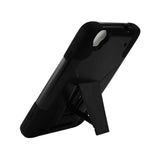  ZTE Max Hybrid Heavy Duty Case With Kickstand In Black