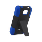  ZTE Sonata 2 Hybrid Heavy Duty Case With Kickstand In Navy Black