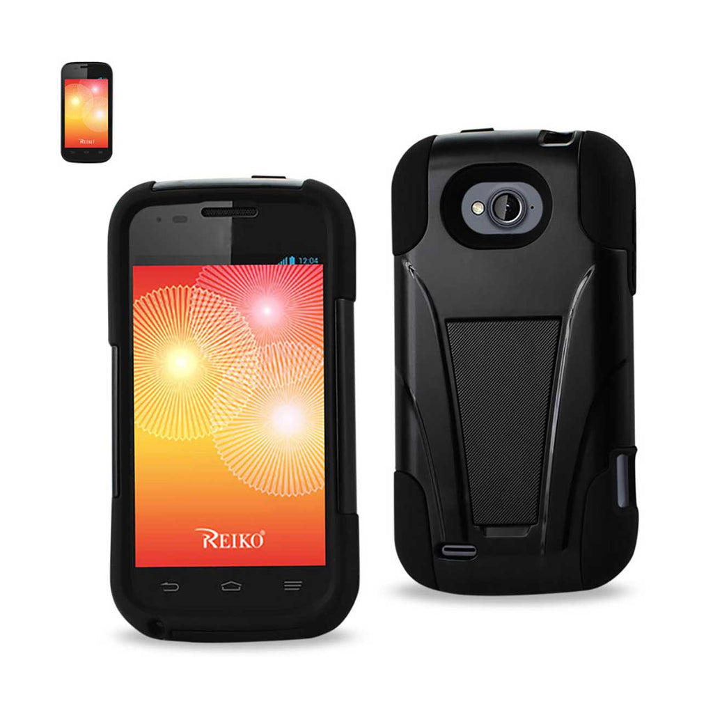 ZTE Savvy Hybrid Heavy Duty Case With Kickstand