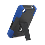  ZTE Quartz Hybrid Heavy Duty Case With Kickstand In Navy Black