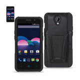 ZTE Obsidian Hybrid Heavy Duty Case With Kickstand