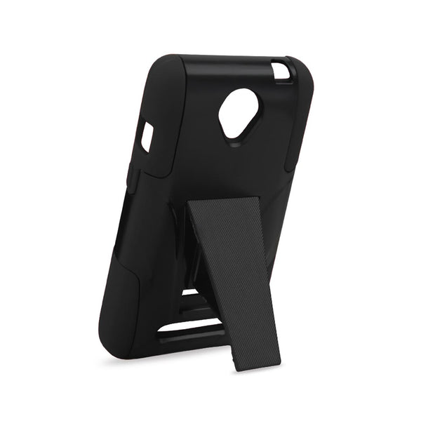 ZTE Obsidian Hybrid Heavy Duty Case With Kickstand