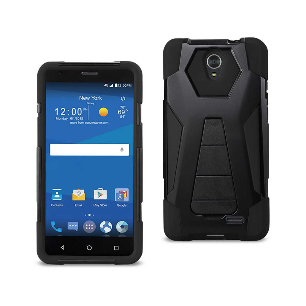 ZTE Chapel Hybrid Heavy Duty Case With Kickstand