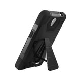  ZTE Chapel Hybrid Heavy Duty Case With Kickstand In Black